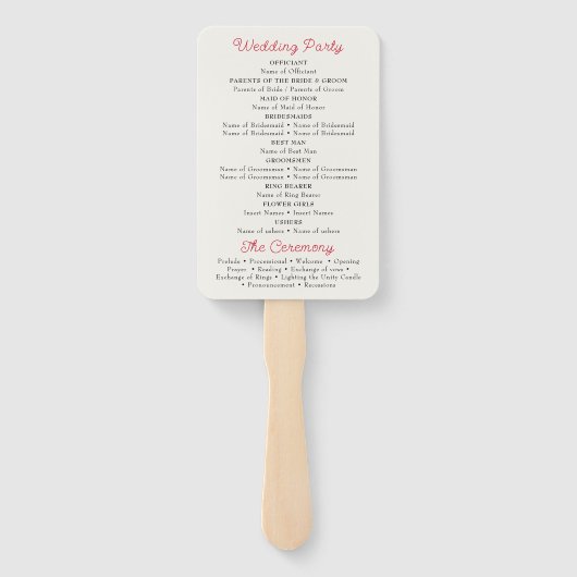 焼きオレンジ色の熱帯ハイビスカス花模様結婚ズ ハンドファン (裏面)