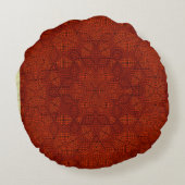 焼きオレンジ ラウンドクッション (裏面)