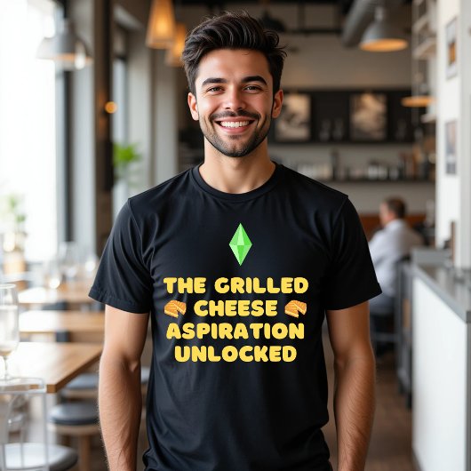 焼きチーズの吸引のロック解除が完了 Tシャツ