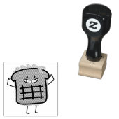 焼きチーズサンドイッチチェダートーストパン ラバースタンプ (押印)