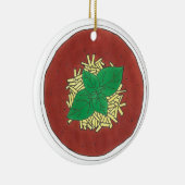 焼きトーストチーズサンドイッチトマトスープグルメ セラミックオーナメント (右)