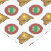 焼きトーストチーズサンドイッチトマトスープグルメ テーブルクロス (アングル)