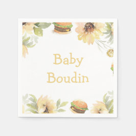 焼きナプキンのオーブンバーガーのパン スタンダードカクテルナプキン