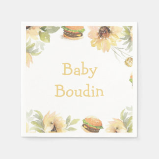 焼きナプキンのオーブンバーガーのパン スタンダードカクテルナプキン