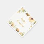 焼きナプキンのオーブンバーガーのパン スタンダードカクテルナプキン (角)