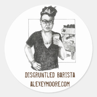 焼きブラッドレーステッカー ラウンドシール