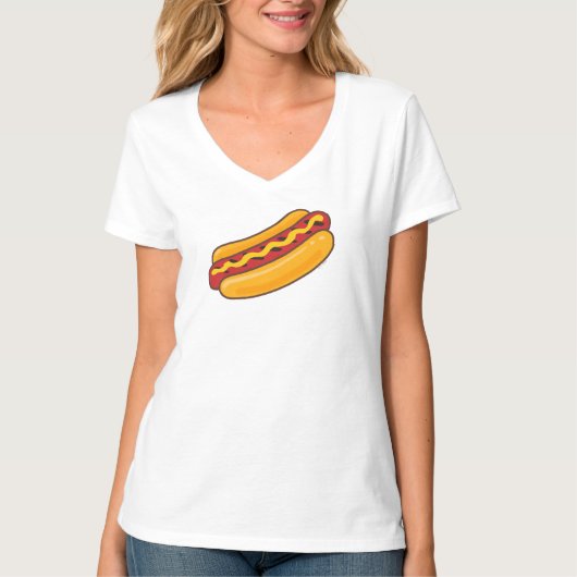 焼きホットドッグ Tシャツ (正面)