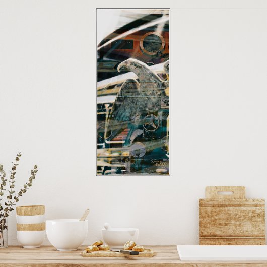 焼きワシ1 ポスター (キッチン)