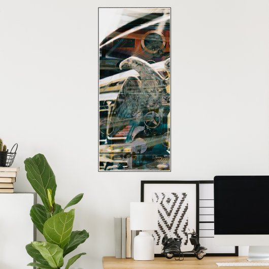 焼きワシ1 ポスター (ホームオフィス)