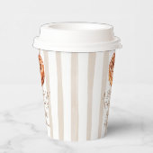 焼き上がり！シナモンロールをテーマにしたベビーシャワー 紙コップ (右)