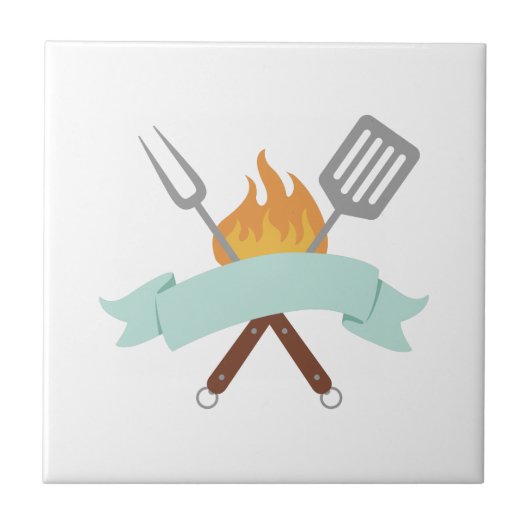 焼き具 タイル (正面)