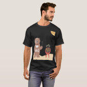 焼き味：バーベキューの世界への旅 Tシャツ (正面フル)