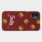 焼き型ハンバーガー Case-Mate iPhoneケース (裏面(横))