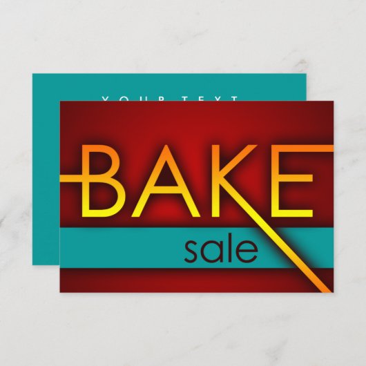 焼き売り 招待状 (正面/裏面)