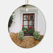 『焼き栗の時間』 セラミックオーナメント (左)