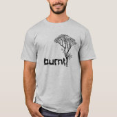 焼き焦げた Tシャツ (正面)