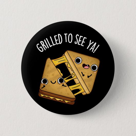 焼き焼き屋食おもしろいべパンダークBG 缶バッジ (正面)