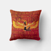 焼き琥珀エジプトプリンセス絵文字 クッション (裏面)