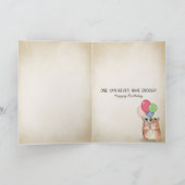 焼き網の上のチョコレートチップクッキー カード (内部)