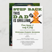 焼き肉パパの面白い家族年次集会 招待状 (正面/裏面)