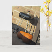 「焼き芋の感謝祭」サンキューカード カード (黄色い花)