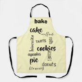 焼き菓子専門のイエローキッチンエプロン エプロン (正面)