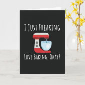 焼き菓子 カード バーカー ベーカリー 調理 パイ 製造者 料理人 食べ物 (黄色い花)