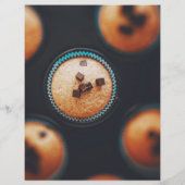 焼き菓子、ケーキ屋、ケーキ店の広告 チラシ (裏面)