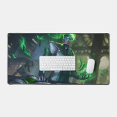 焼き討ちゲームのデスクマット | 火炎マウス デスクマット (キーボード&マウス)