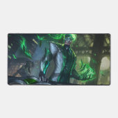 焼き討ちゲームのデスクマット | 火炎マウス デスクマット (正面)