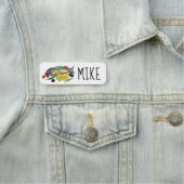 焼き魚シーフードギリシャ料理レストランウェイター 名札 (インサイチュ)