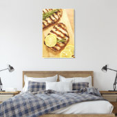 焼き鳥の胸肉 キャンバスプリント (インサイチュ (寝室))
