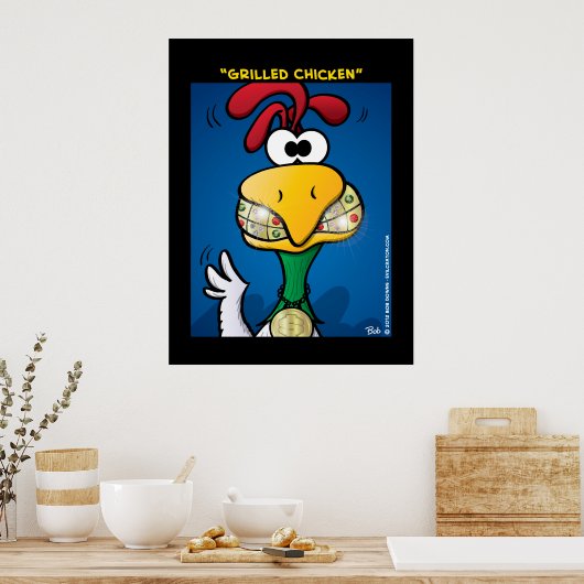 「焼き鳥」 ポスター (キッチン)