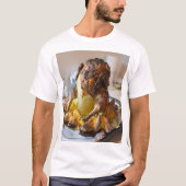 焼き鶏 Tシャツ (正面)