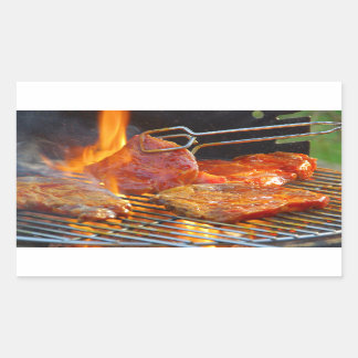 焼くこと 長方形シール