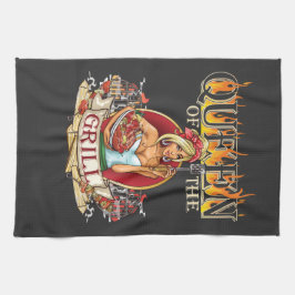 焼くのが大好きな女性のためのグリルの愛人 キッチンタオル