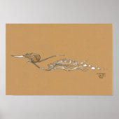 「焼く」 ポスター (正面)