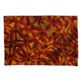 焼けたオレンジのタイのインターレース、スカルプト効果 枕カバー