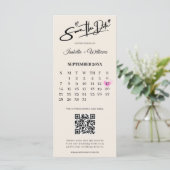 焼けたオレンジボホテラコッタウェディング日付を保存 (スタンド正面)