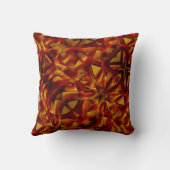 焼けたオレンジ色のテープのインターレース、スカルプト効果 クッション (裏面)