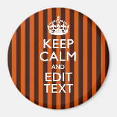 焼けたオレンジ色をカスタマイズ保した穏やかなアクセント マグネット (正面)