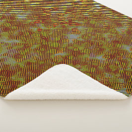 焼けたストリークとステンドチェス シェルパブランケット