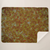 焼けたストリークとステンドチェス シェルパブランケット (正面(横))