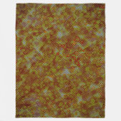 焼けたストリークとステンドチェス フリースブランケット (正面)