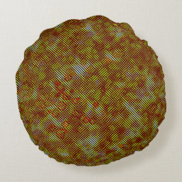 焼けたストリークとステンドチェス ラウンドクッション