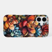 焼けたフローラダンス iPhone 16ケース (裏面横)