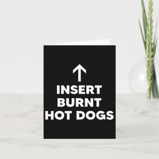 焼けたホットドッグを挿入Summer Bbq Hot Dog カード (正面)
