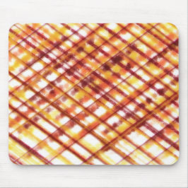 焼けた格子縞 マウスパッド