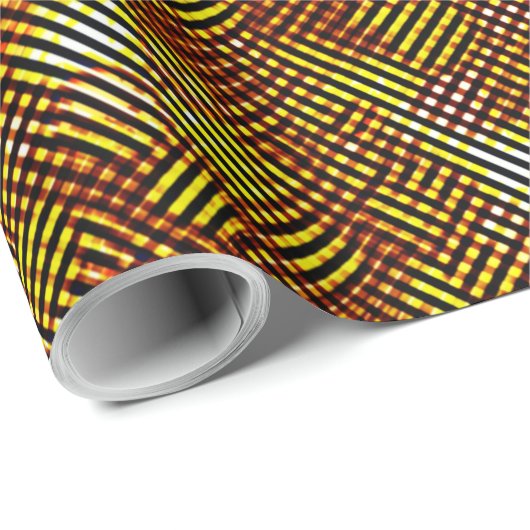 焼けた筋と汚市松模様にれ ラッピングペーパー (ロールコーナー)