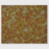 焼けた筋と汚市松模様にれ ラッピングペーパー (フラット)